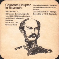Beer coaster bayreuther-bierbrauerei-ag-32-zadek-small