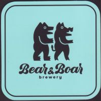 Beer coaster bear-and-boar-1