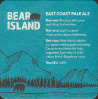 Beer coaster bear-island-1