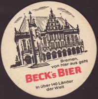 Beer coaster beck-106-zadek