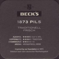 Pivní tácek beck-118-zadek
