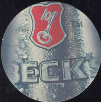 Pivní tácek beck-12