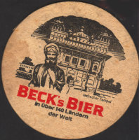 Pivní tácek beck-129-zadek