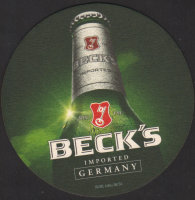 Pivní tácek beck-130-zadek