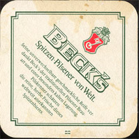 Beer coaster beck-14-zadek