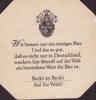 Beer coaster beck-34-zadek