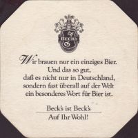 Beer coaster beck-36-zadek