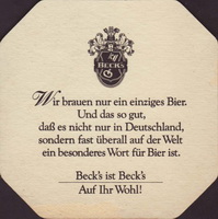 Beer coaster beck-60-zadek