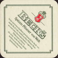 Beer coaster beck-65-zadek