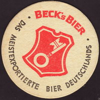 Beer coaster beck-74-zadek