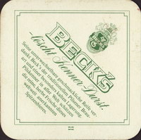 Beer coaster beck-76-zadek-small