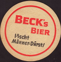 Beer coaster beck-90