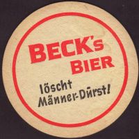 Beer coaster beck-98