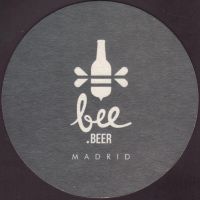 Beer coaster bee-1