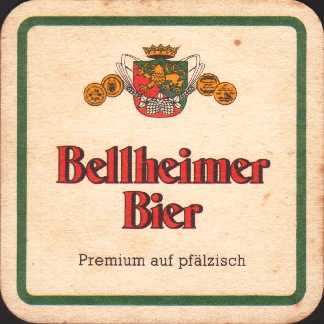 Beer coaster bellheimer-1