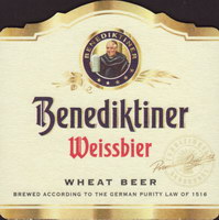 Beer coaster benediktiner-weissbrau-1