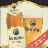Beer coaster benediktiner-weissbrau-1-zadek