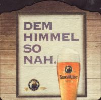 Beer coaster benediktiner-weissbrau-3-zadek