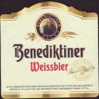 Beer coaster benediktiner-weissbrau-4