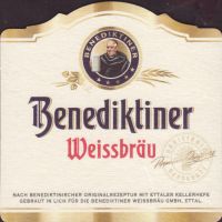 Beer coaster benediktiner-weissbrau-5