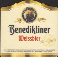 Beer coaster benediktiner-weissbrau-6