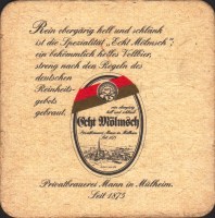 Beer coaster berg-brauerei-h-mann-22-small