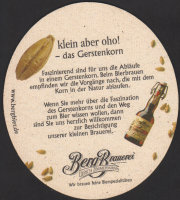 Beer coaster berg-brauerei-ulrich-zimmermann-8-zadek
