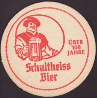 Beer coaster berliner-schultheiss-100