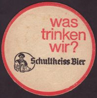Beer coaster berliner-schultheiss-101