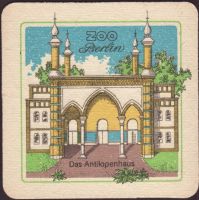 Beer coaster berliner-schultheiss-104-zadek