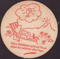 Beer coaster berliner-schultheiss-109-zadek