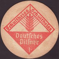 Pivní tácek berliner-schultheiss-110-zadek
