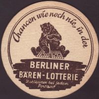 Beer coaster berliner-schultheiss-112-zadek