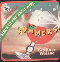 Beer coaster berliner-schultheiss-115-zadek