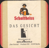 Beer coaster berliner-schultheiss-130