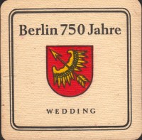 Beer coaster berliner-schultheiss-136-zadek