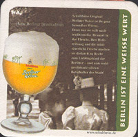 Beer coaster berliner-schultheiss-14-zadek