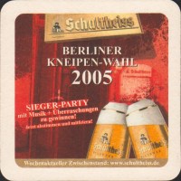 Beer coaster berliner-schultheiss-143