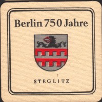 Beer coaster berliner-schultheiss-147-zadek