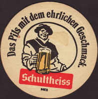 Beer coaster berliner-schultheiss-24