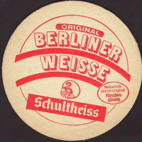 Beer coaster berliner-schultheiss-25-zadek-small