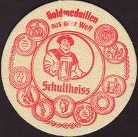 Beer coaster berliner-schultheiss-34