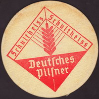 Beer coaster berliner-schultheiss-44-zadek