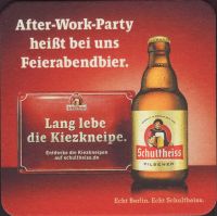 Beer coaster berliner-schultheiss-45-zadek