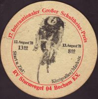 Beer coaster berliner-schultheiss-46-zadek