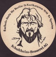 Beer coaster berliner-schultheiss-59-zadek