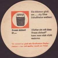 Beer coaster berliner-schultheiss-67-zadek