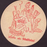 Beer coaster berliner-schultheiss-76-zadek