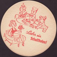 Beer coaster berliner-schultheiss-78-zadek