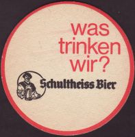 Beer coaster berliner-schultheiss-83